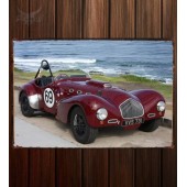 Металлическая табличка Allard K2 Roadster Race Car